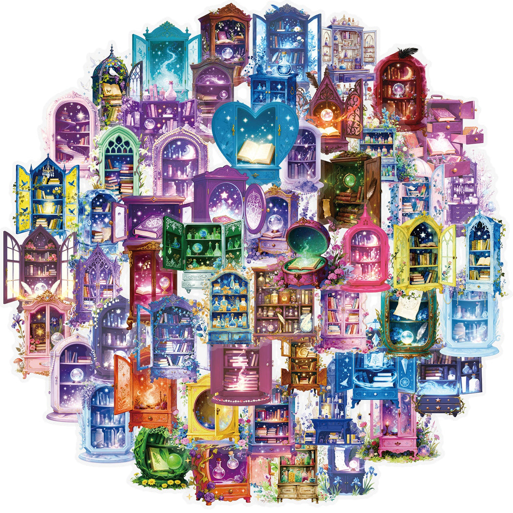 Lunira - Fantasy Cabinet Door Sticker Pack - Cabinet variant