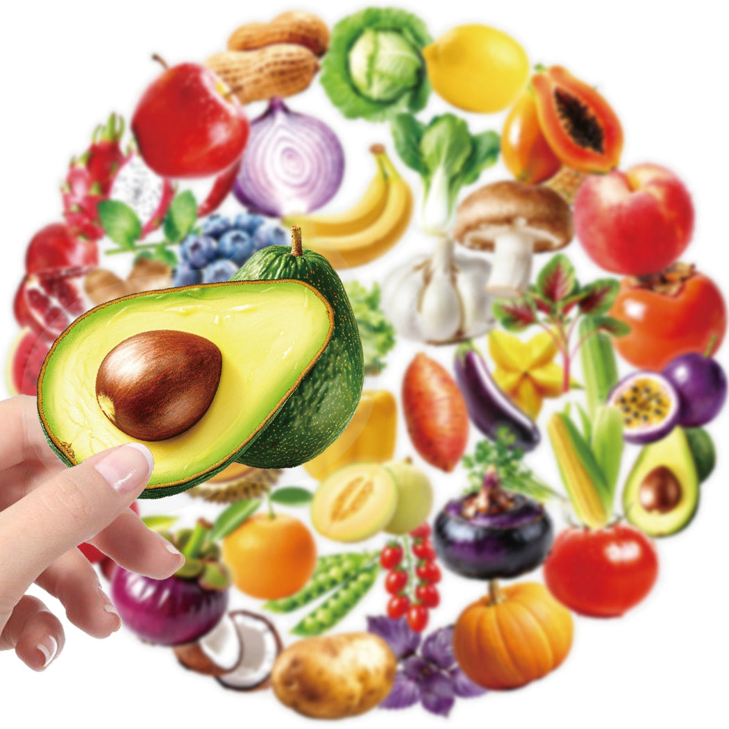 Lunira - Realistic Fruit Vegetable Sticker Pack - product view 6