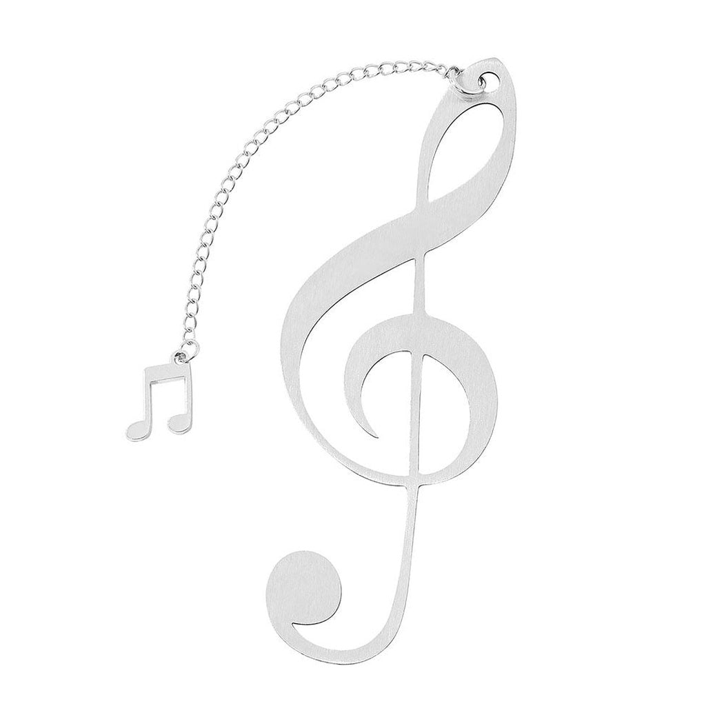 Blank treble clef bookmark