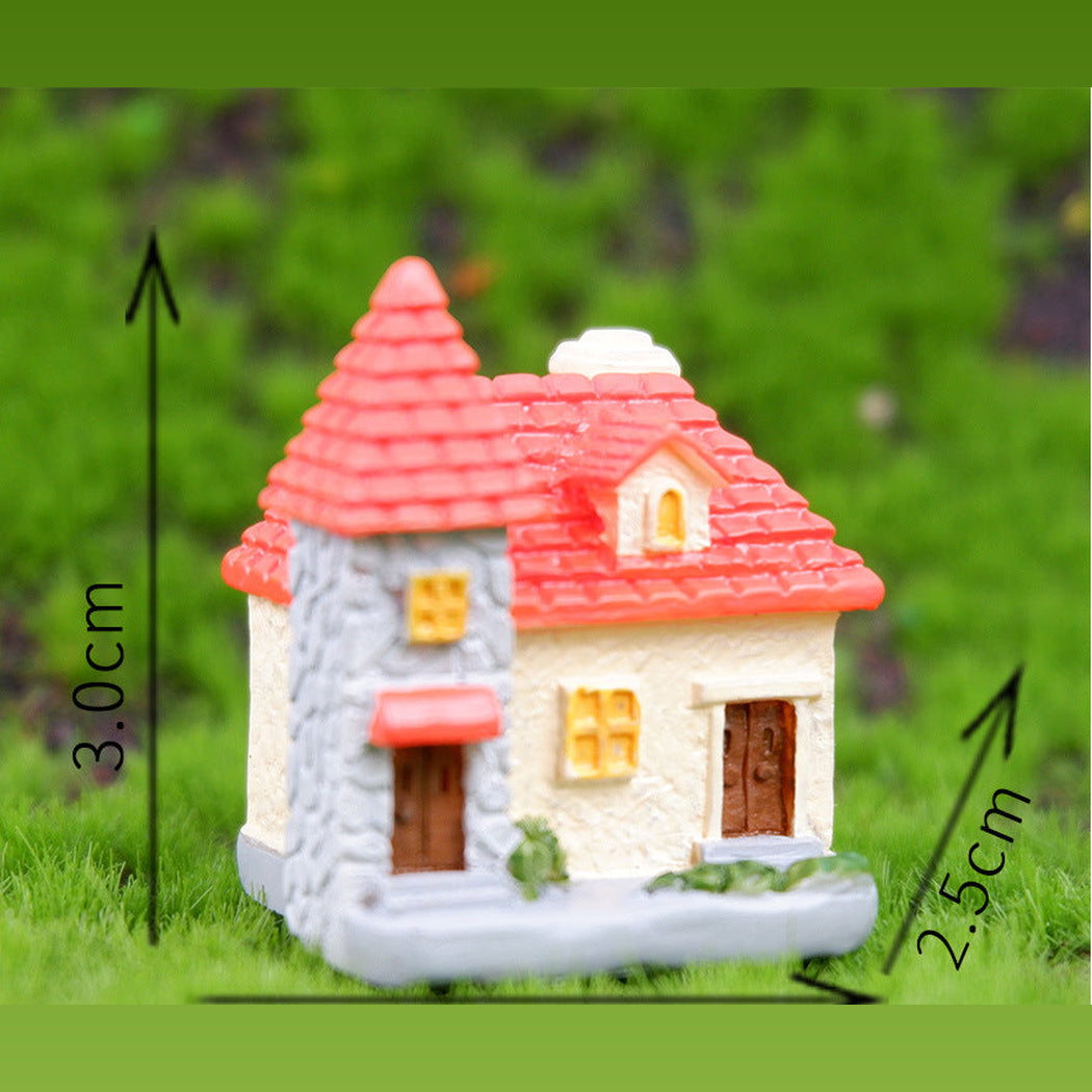 WhiteVilla Country Villa Garden Miniature Ornament, single variant view