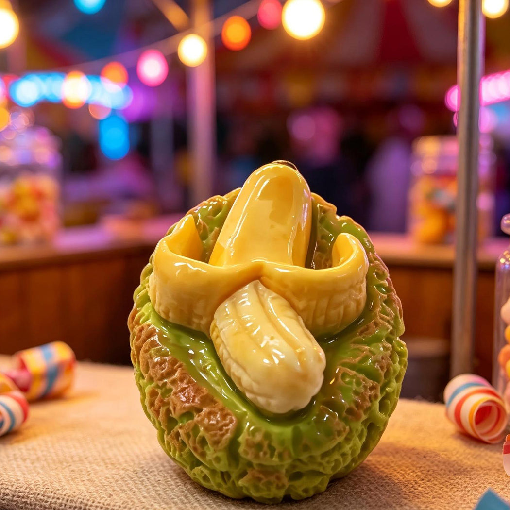 Chivy - Mini Pastry-Shaped Craft Embellishment Accessory - Matcha variant