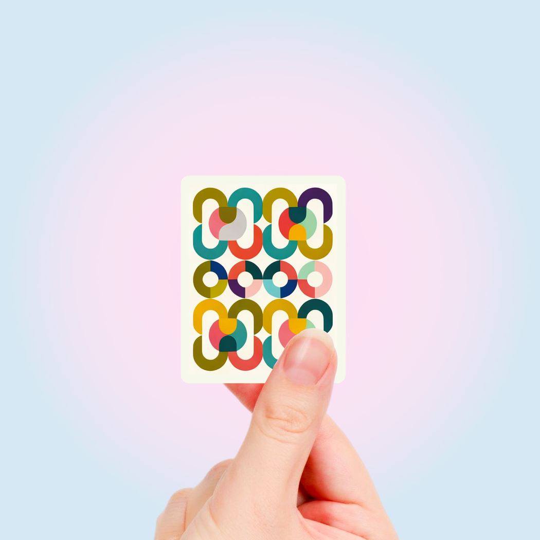 Lunira - Colorful Geometric Abstract Sticker Pack - product view 12
