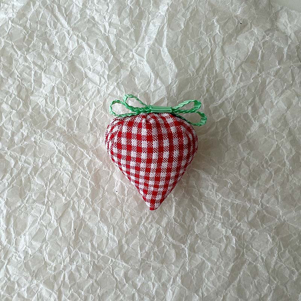 RedBerry Padded Flower and Strawberry Craft Embellishment, single variant view