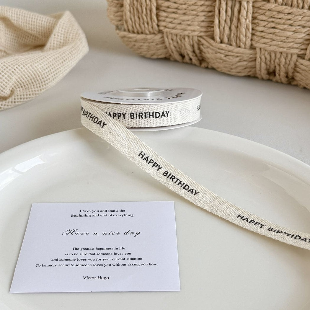 Rivora - DIY Decorative Herringbone Printed Trim Ribbon