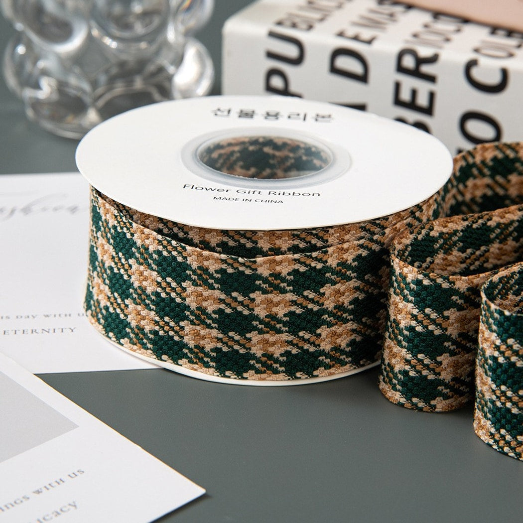 Rivora - DIY Vintage Houndstooth Pattern Ribbon