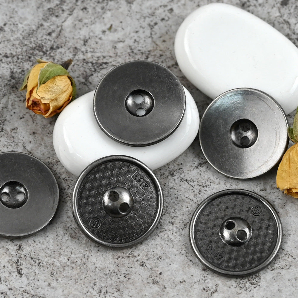 Bunli - DIY 10 Pack Vintage Stamped Shank Button