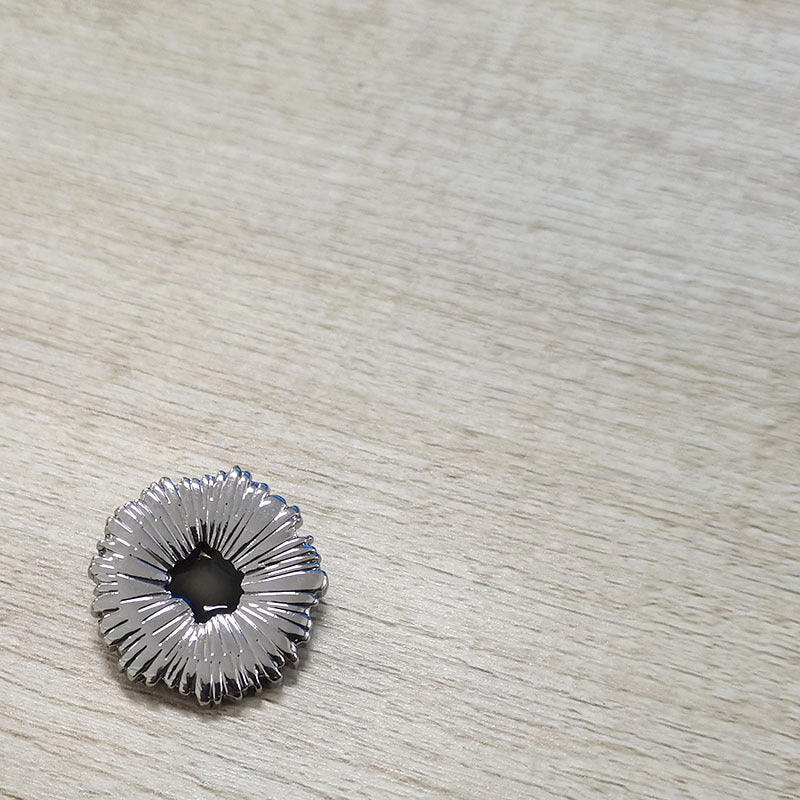 Bunli - DIY 10 Pack Pleated Contrast-Center Shank Button