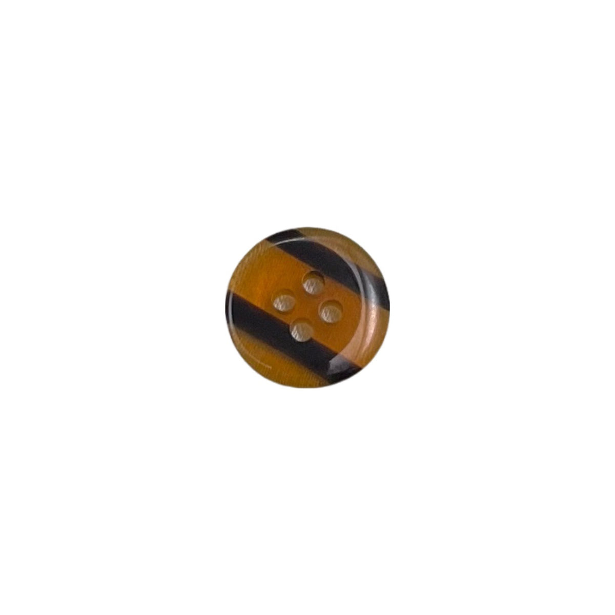 Bunli - DIY 10 Pack Amber Translucent Banded Button