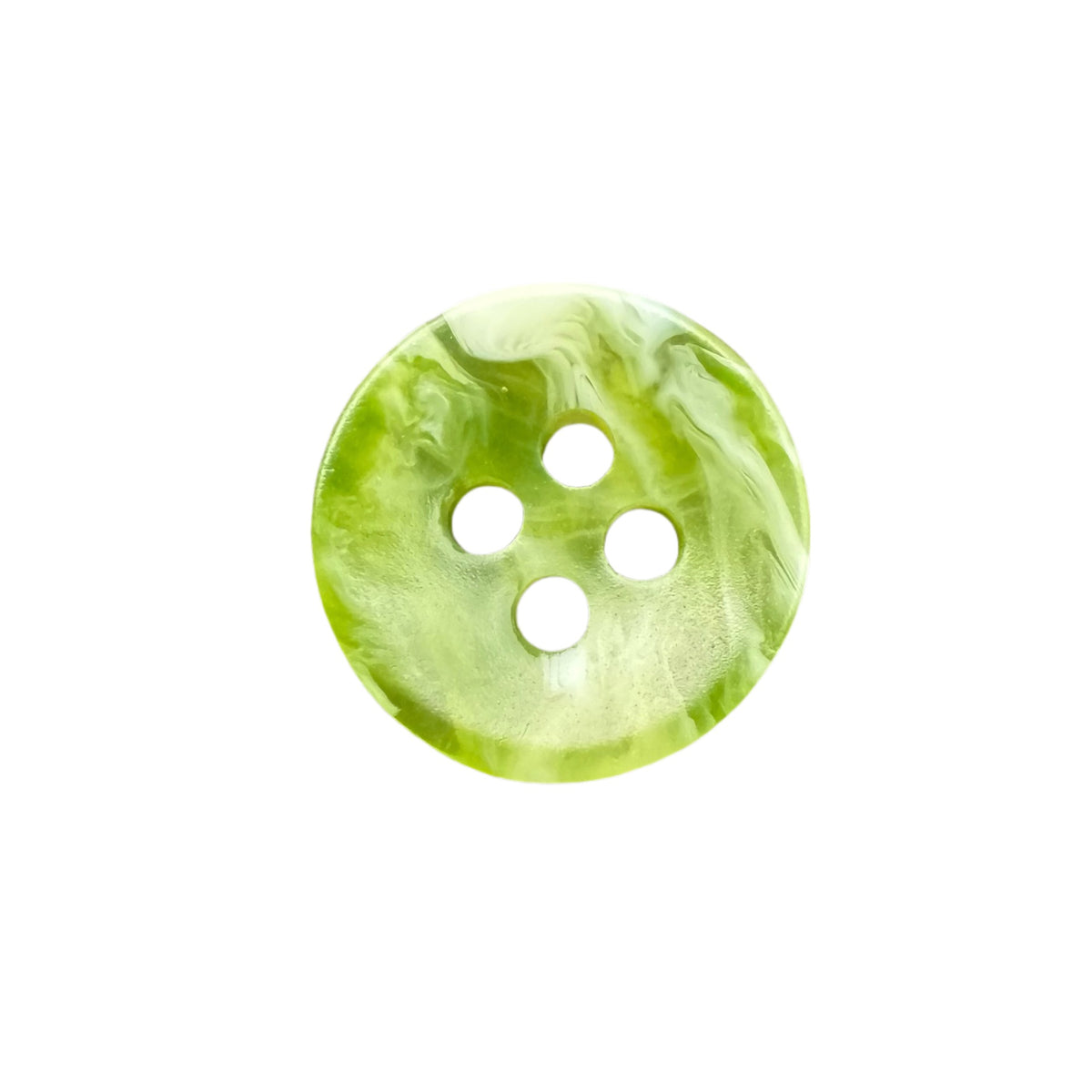 Bunli - DIY 10 Pack Green Beach Motif Button