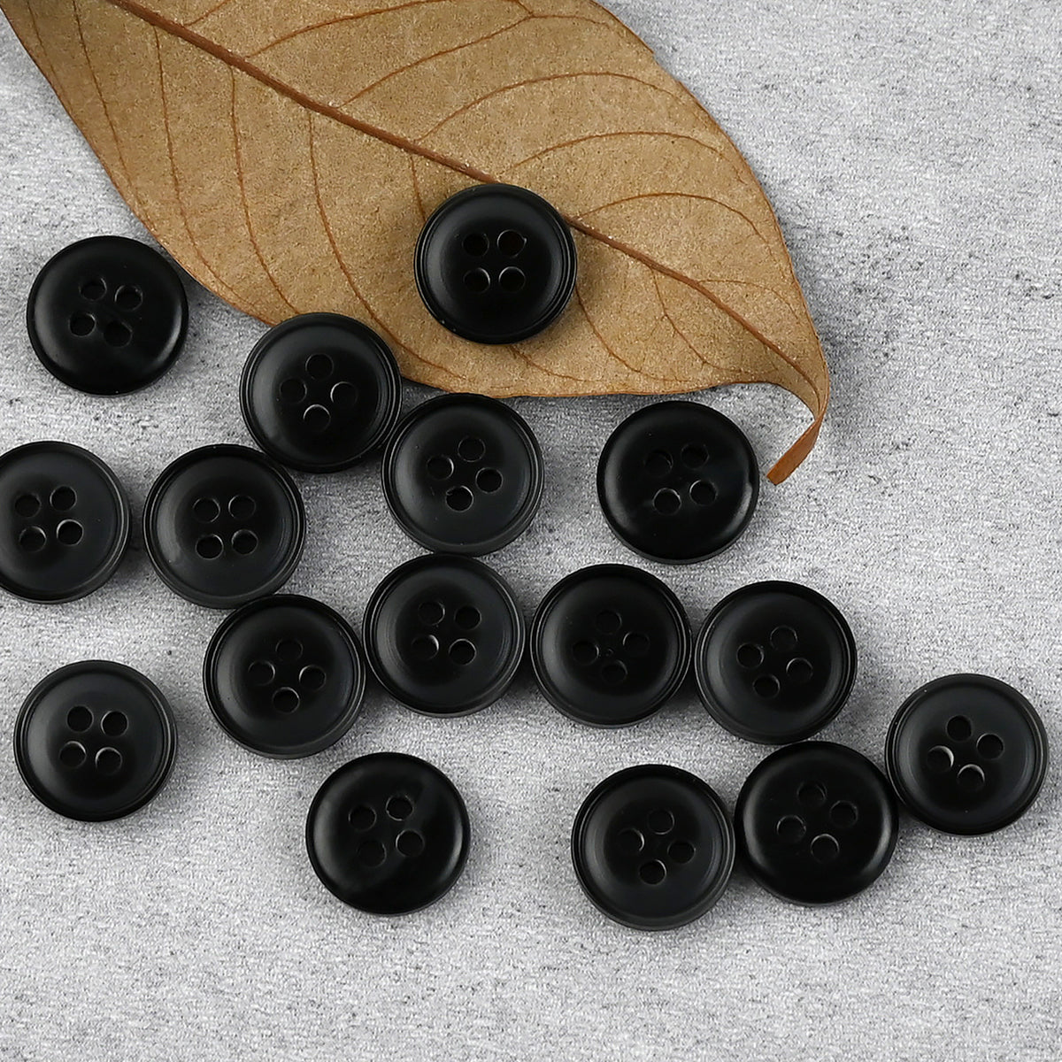 Bunli - DIY 10 Pack Gradient Contrast Four-Hole Button