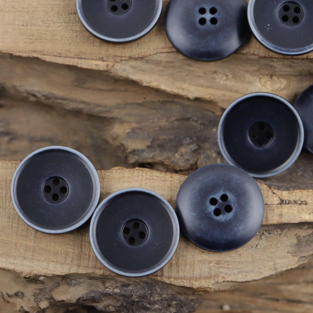 Bunli - DIY 10 Pack Contrast-Rim Round Button