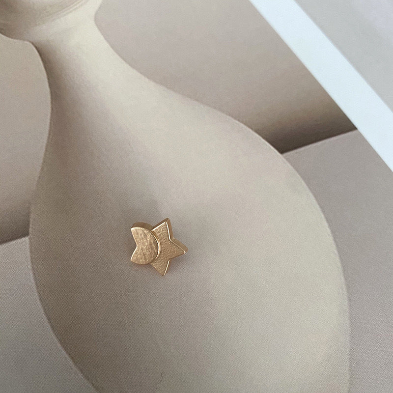 小香风星星月亮组合装饰金属纽扣衬衫针织毛衣开衫袖扣领扣服装扣