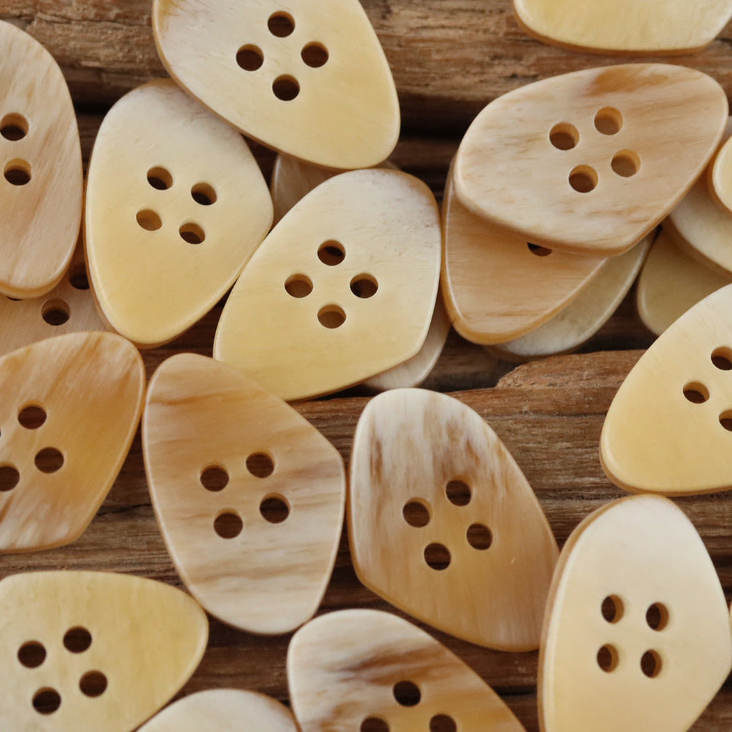 Bunli - DIY 10 Pack Tonal Irregular Button