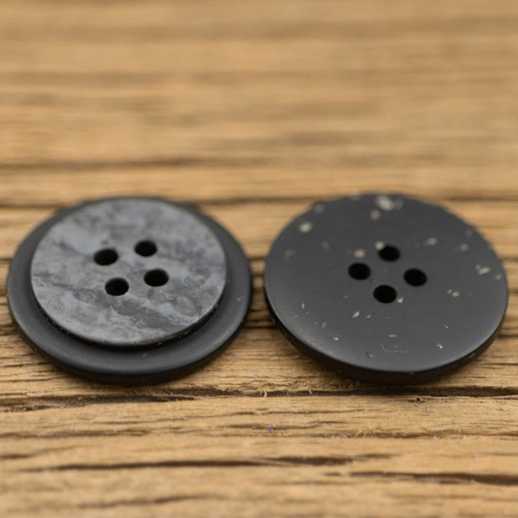 Bunli - DIY 10 Pack Layered Mottled Round Button
