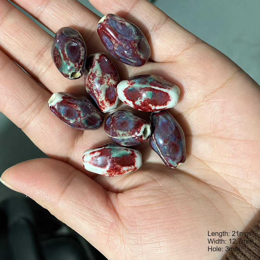 Chivy - Random-Glaze Mixed-Shape Bead