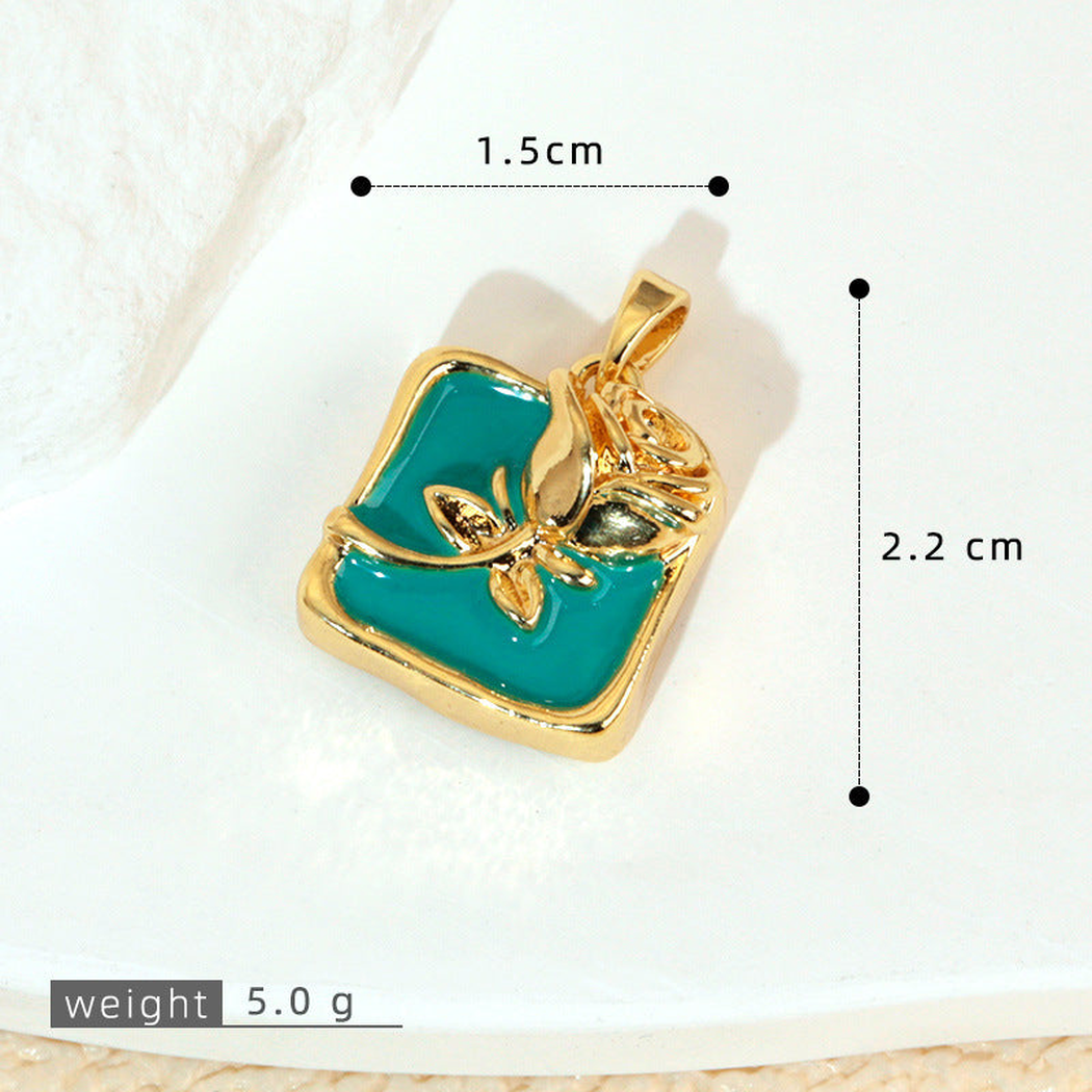Elvane - Square Rose Pendant Only