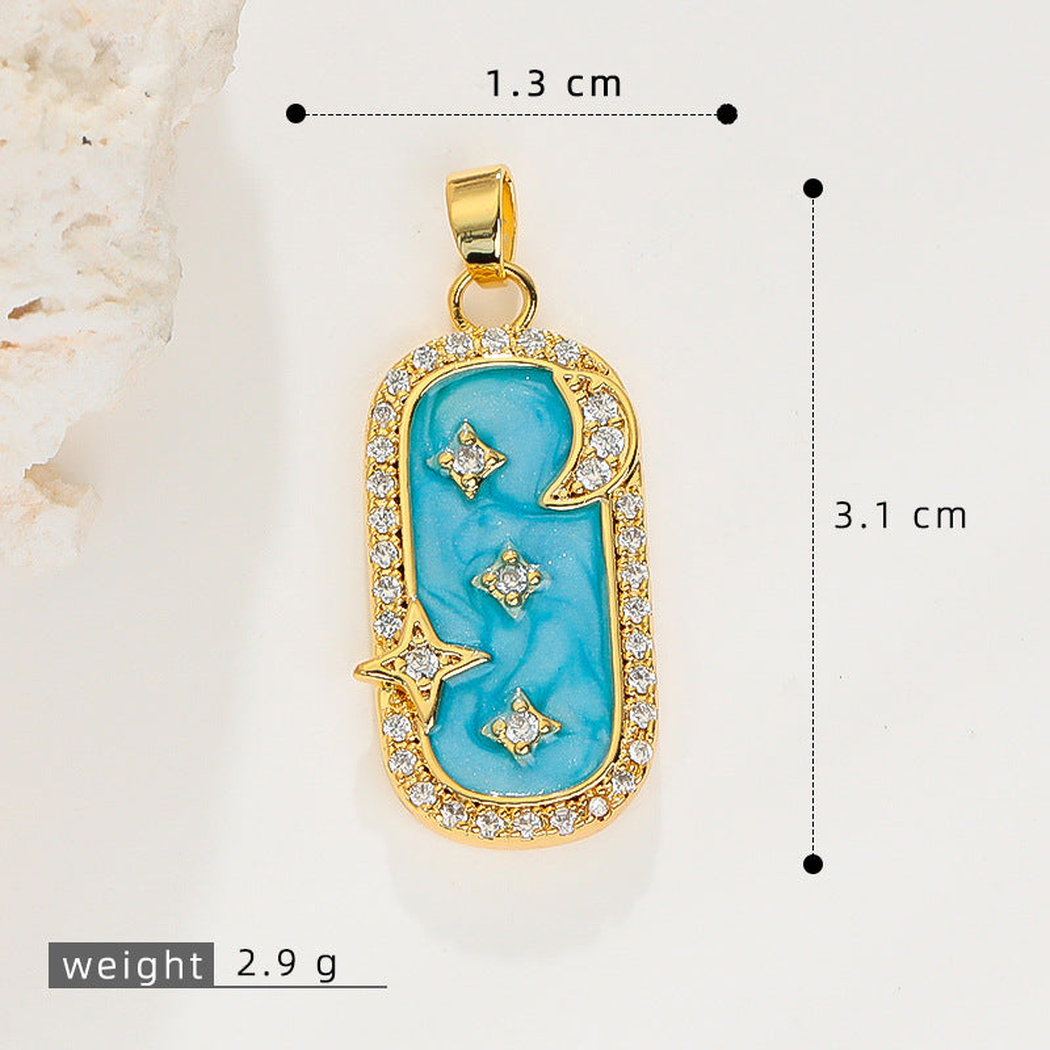 Elvane - Radiating Rectangular Pendant Only