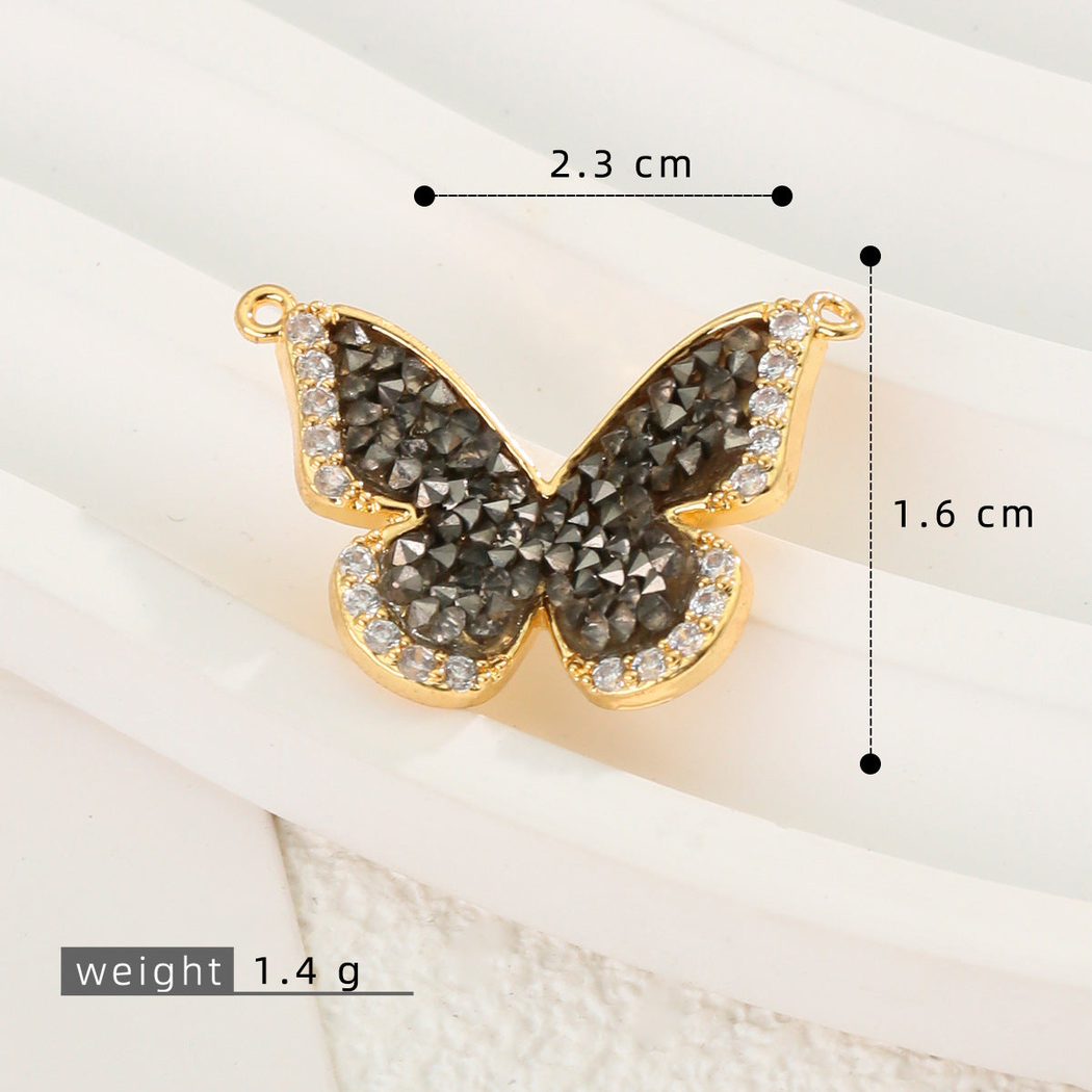 Elvane - Ornamental Butterfly-Shaped Pendant Only
