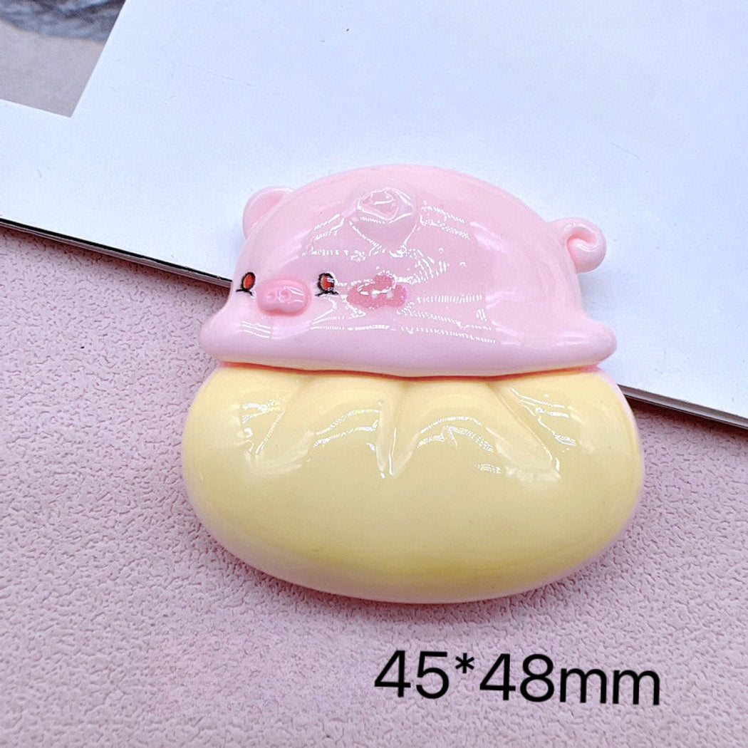 Chivy - Plastic DIY Cartoon Pig Dessert Theme Accessory