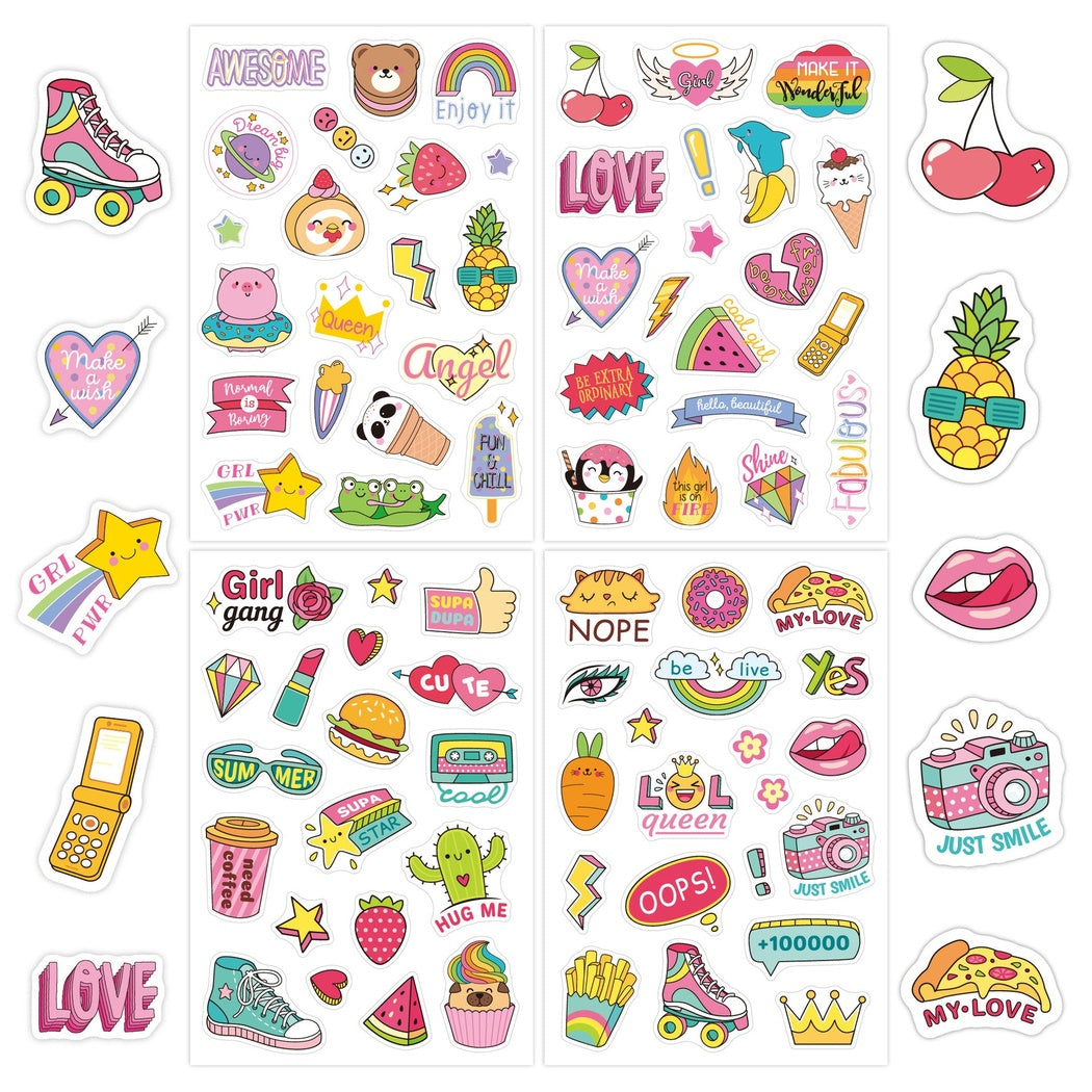 Lunira - Doodle Journaling 78-Piece Sticker Pack