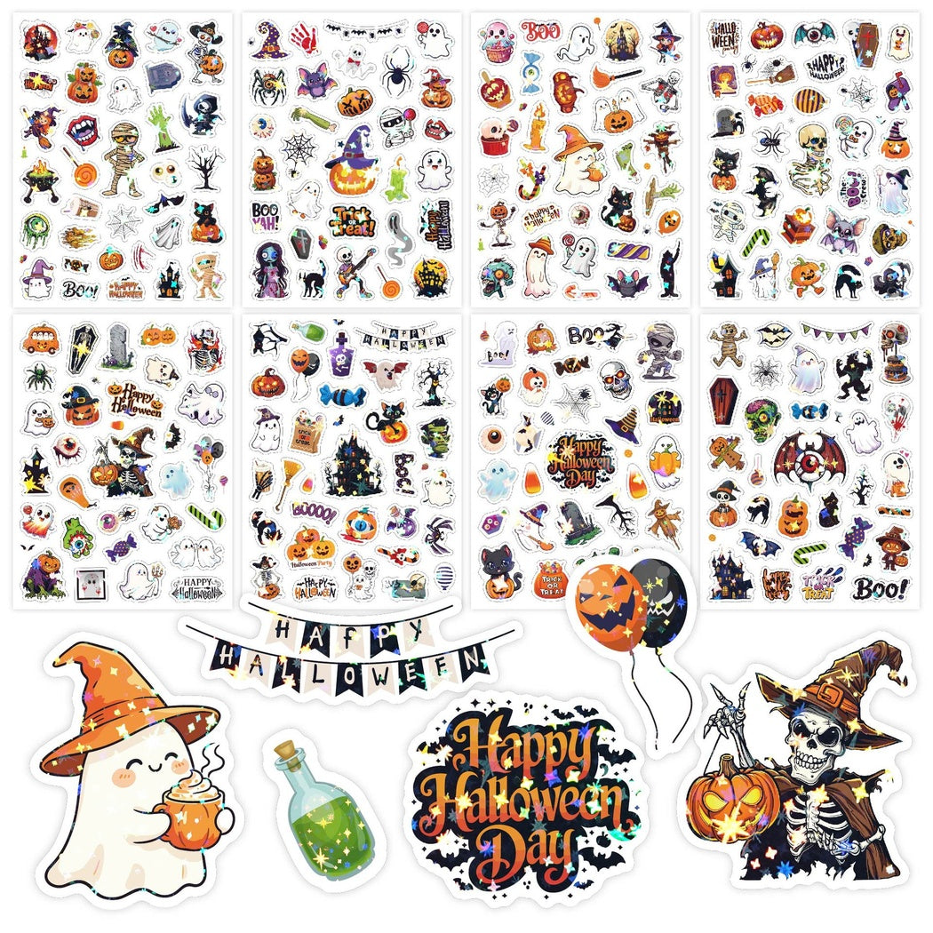 Lunira - Halloween Pumpkin 242-Piece Sticker Pack