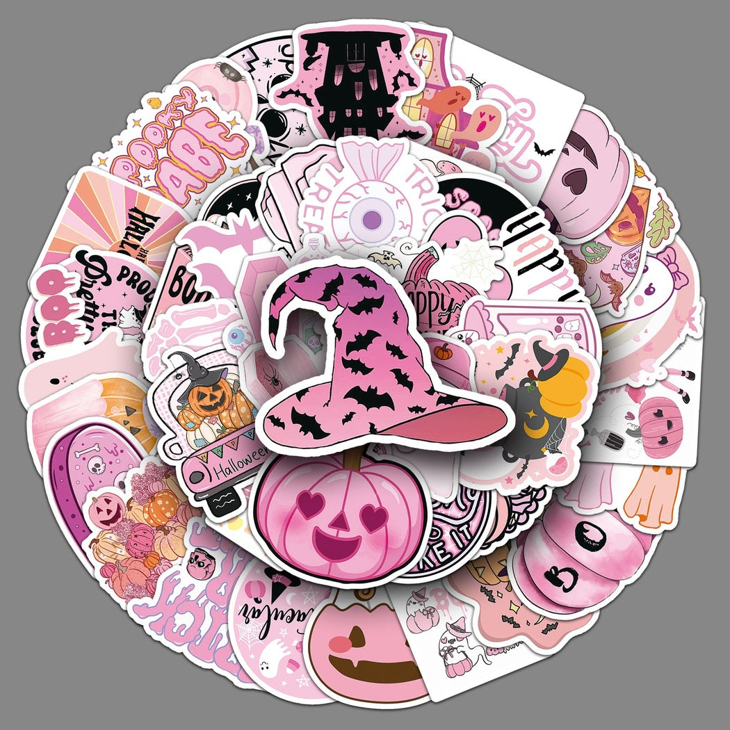Lunira - Halloween Pink 50-Piece Sticker Pack
