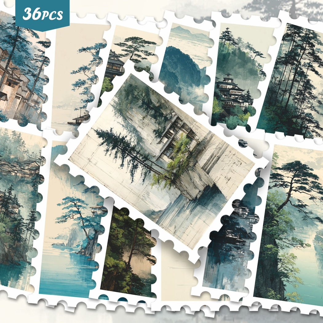 Lunira - Landscape Pavilion 36-Piece Sticker Pack