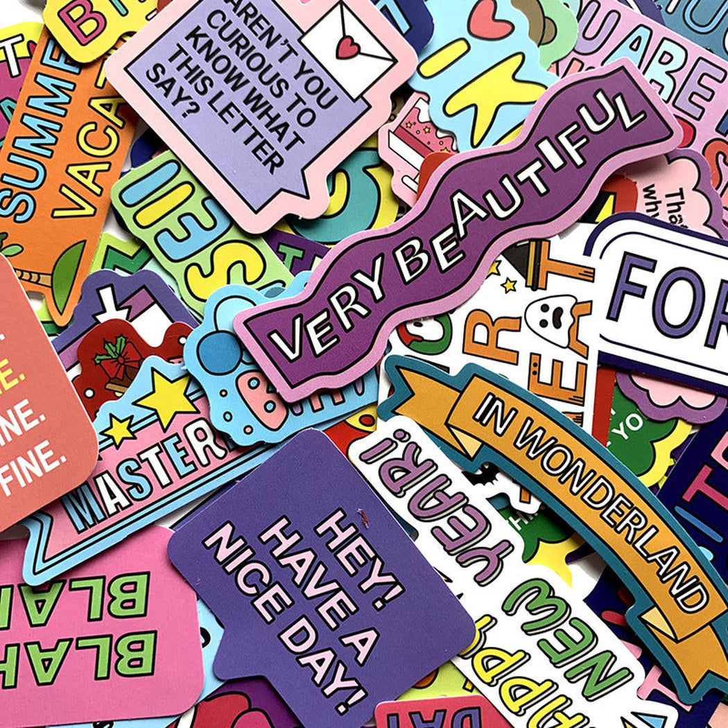 Lunira - Label Vintage 55-Piece Sticker Pack