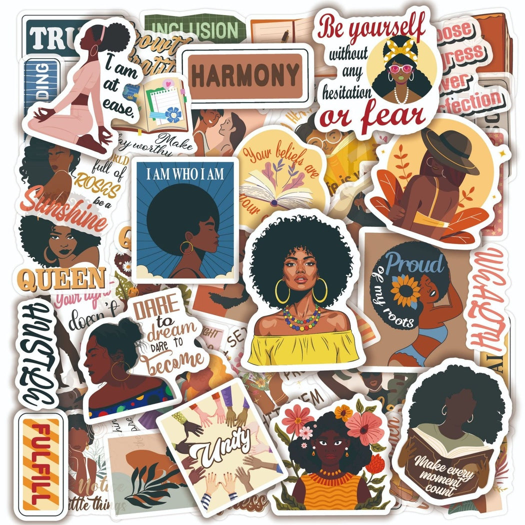 Lunira - Motivational Journaling 50-Piece Sticker Pack