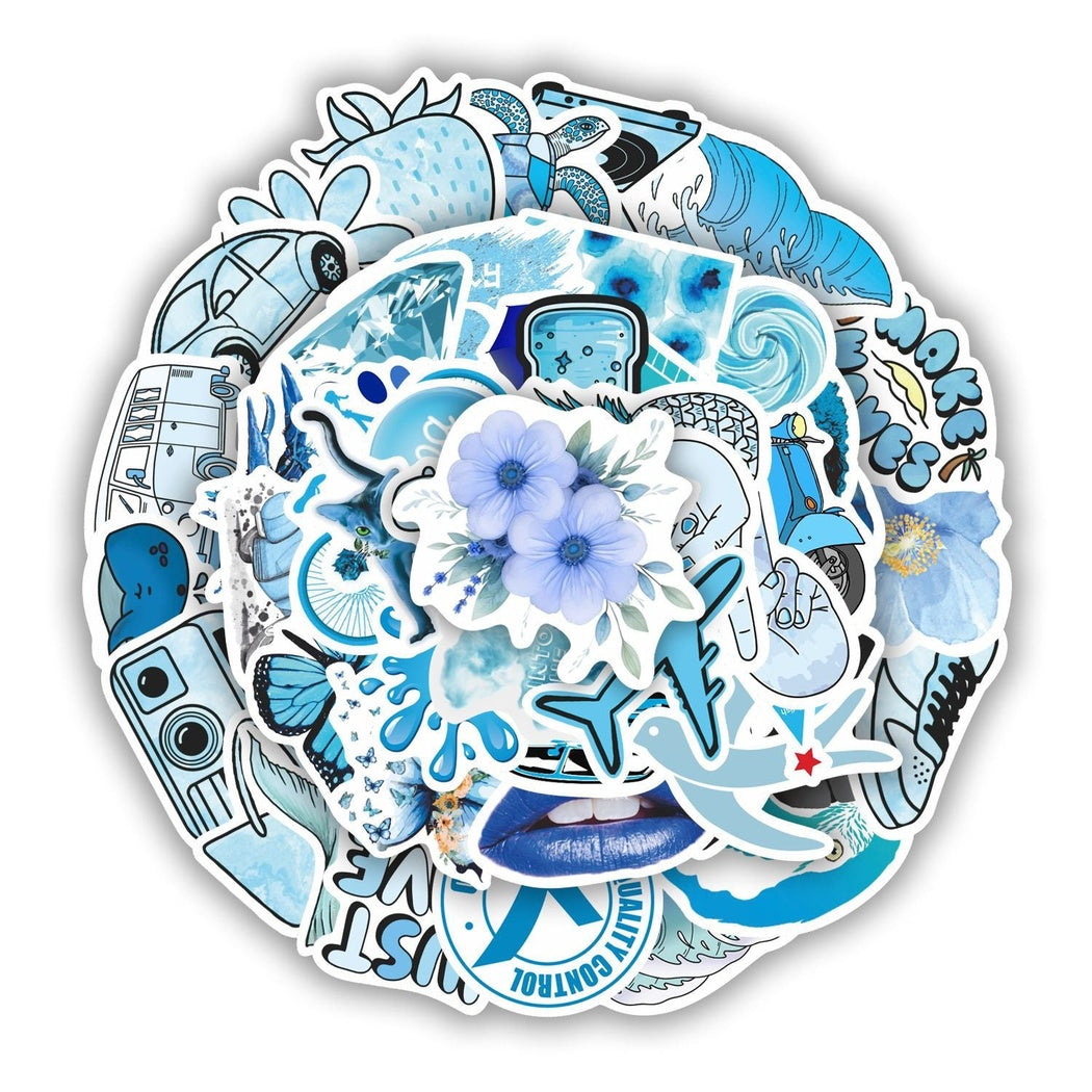 Lunira - Ocean Animal Floral 50-Piece Sticker Pack