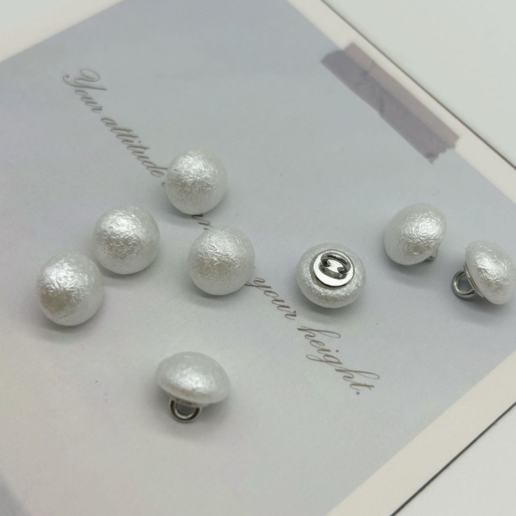 Bunli - DIY 10 Pack Pearl-Effect Square and Round Button