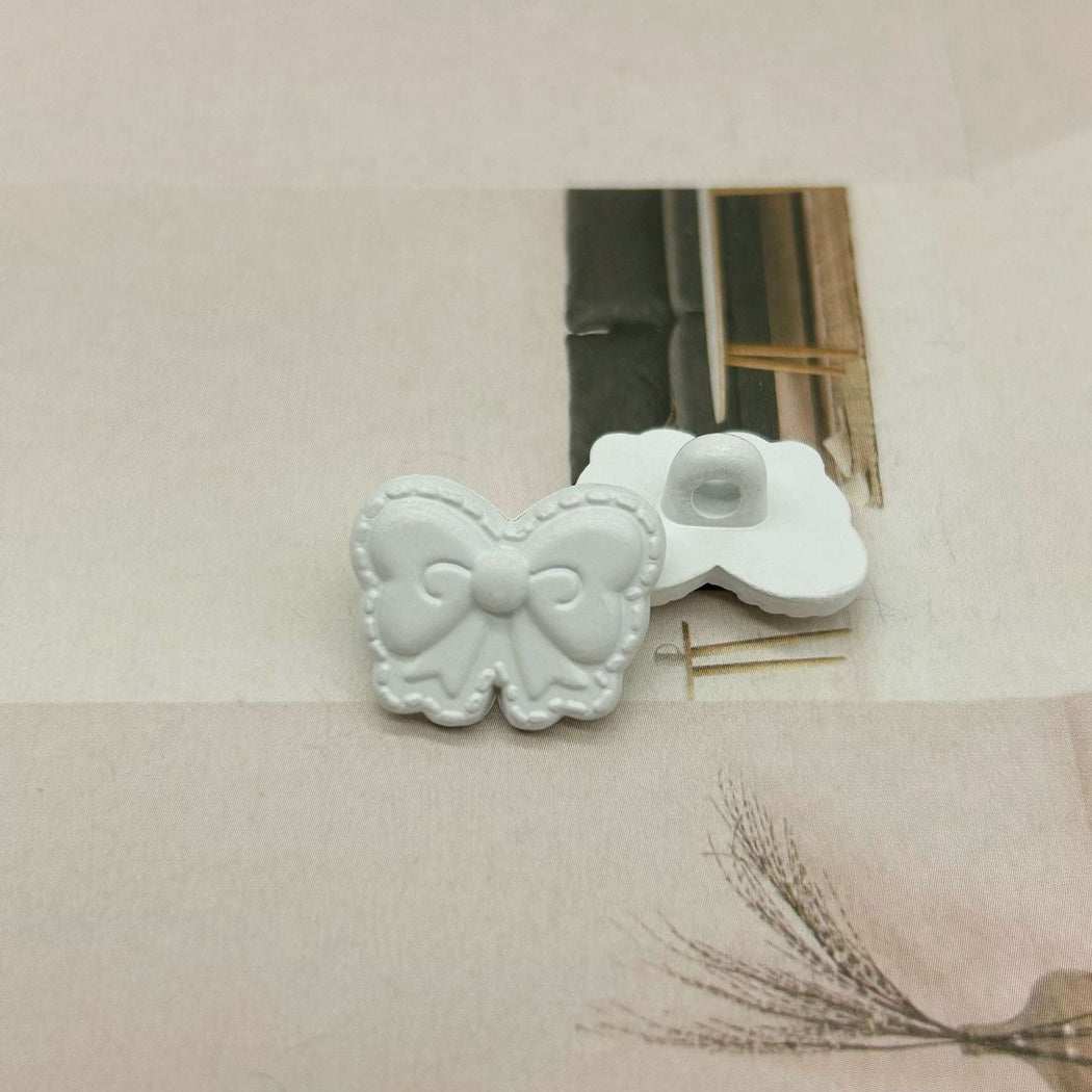 Bunli - DIY 10 Pack Bow-Shaped Two-Hole Button