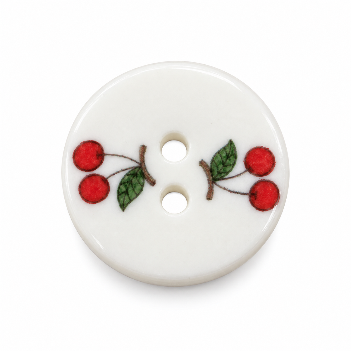 Bunli - DIY 10 Pack Cherry Print Two-Hole Button
