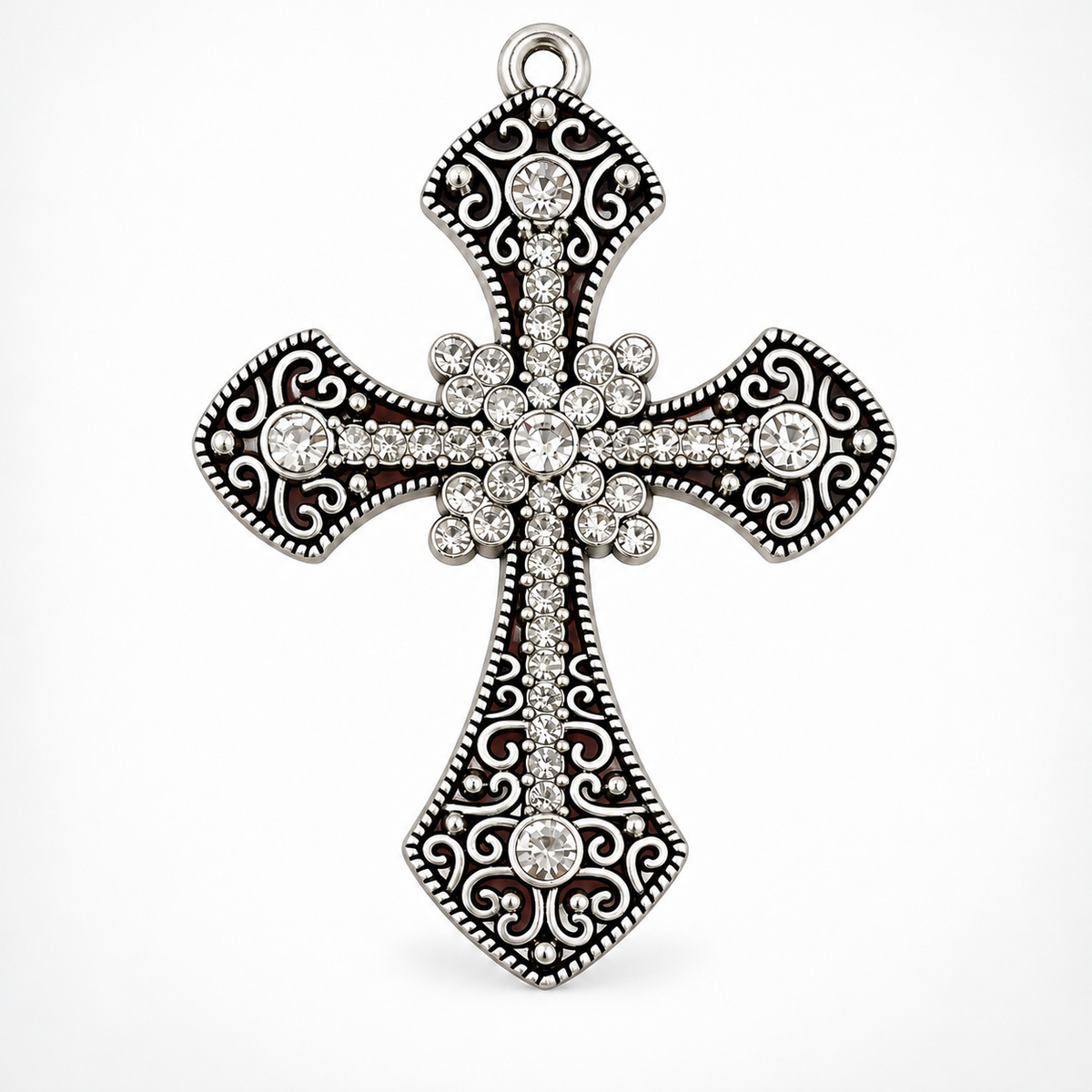 Elvane - Filigree Floral Cross Pendant Only