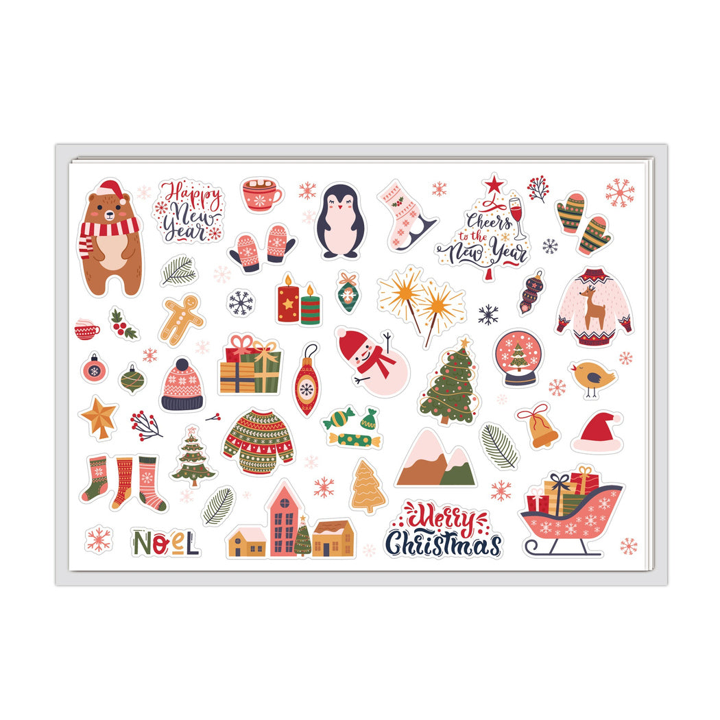 Lunira - Christmas Santa Gift 4-Piece Sticker Pack