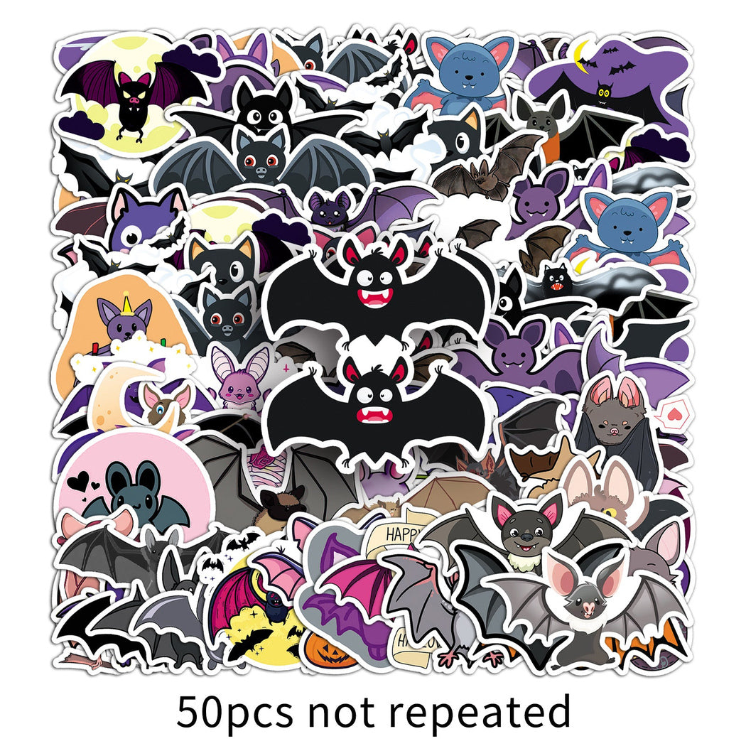 Lunira - Halloween Bat 50-Piece Sticker Pack