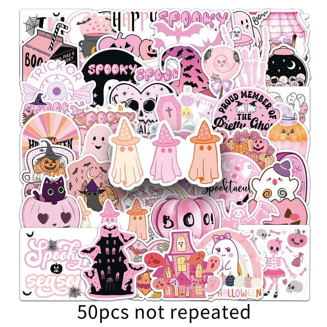 Lunira - Halloween Pink 50-Piece Sticker Pack