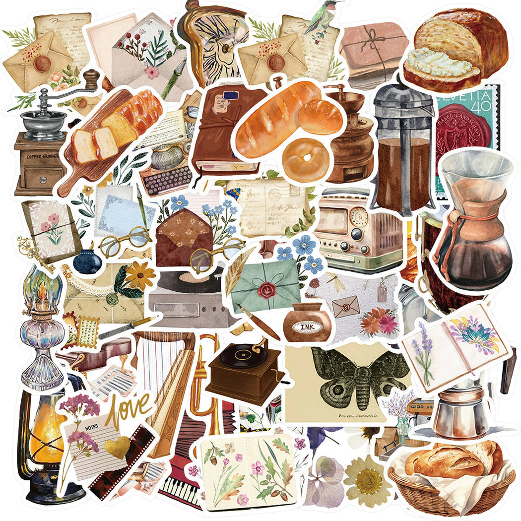 Lunira - Autumn Memory Cozy Collage Sticker Pack