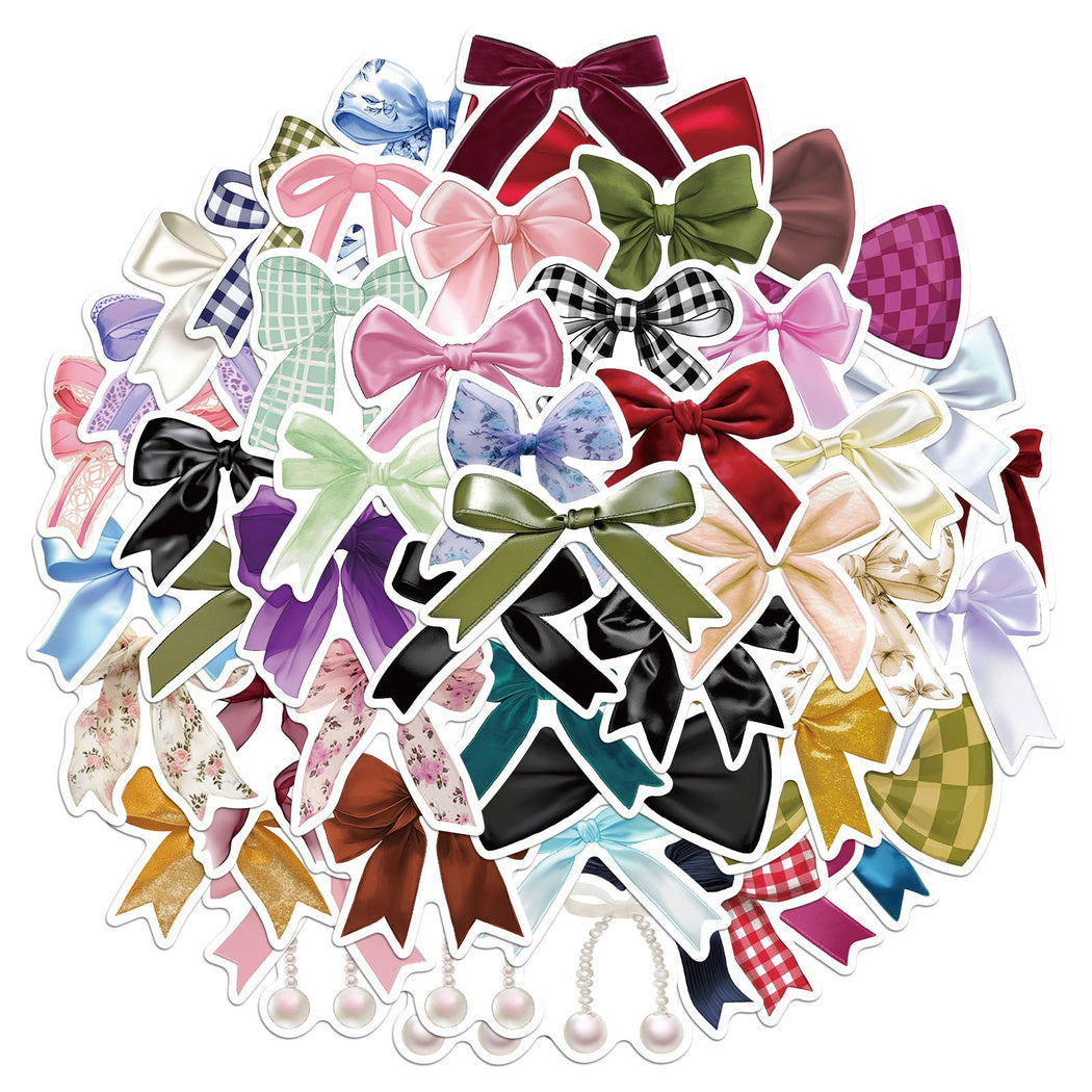 Lunira - Colorful Bow Ribbon Sticker Pack