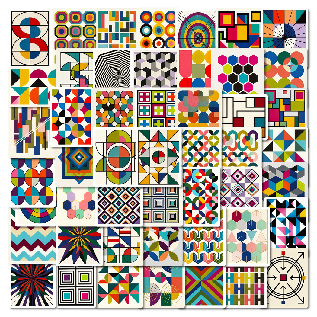 Lunira - Colorful Geometric Abstract Sticker Pack - product view 1 1