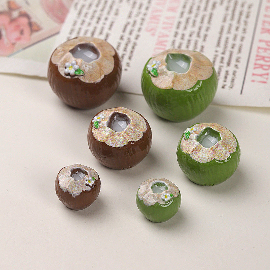 Two-Tone Coconut Craft Embellishment, product view 1