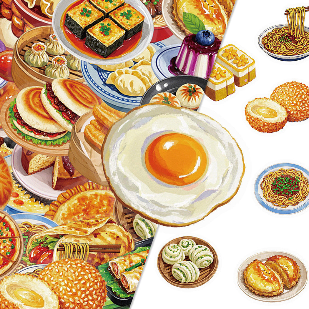 Lunira - Chinese Breakfast Food Sticker Pack
