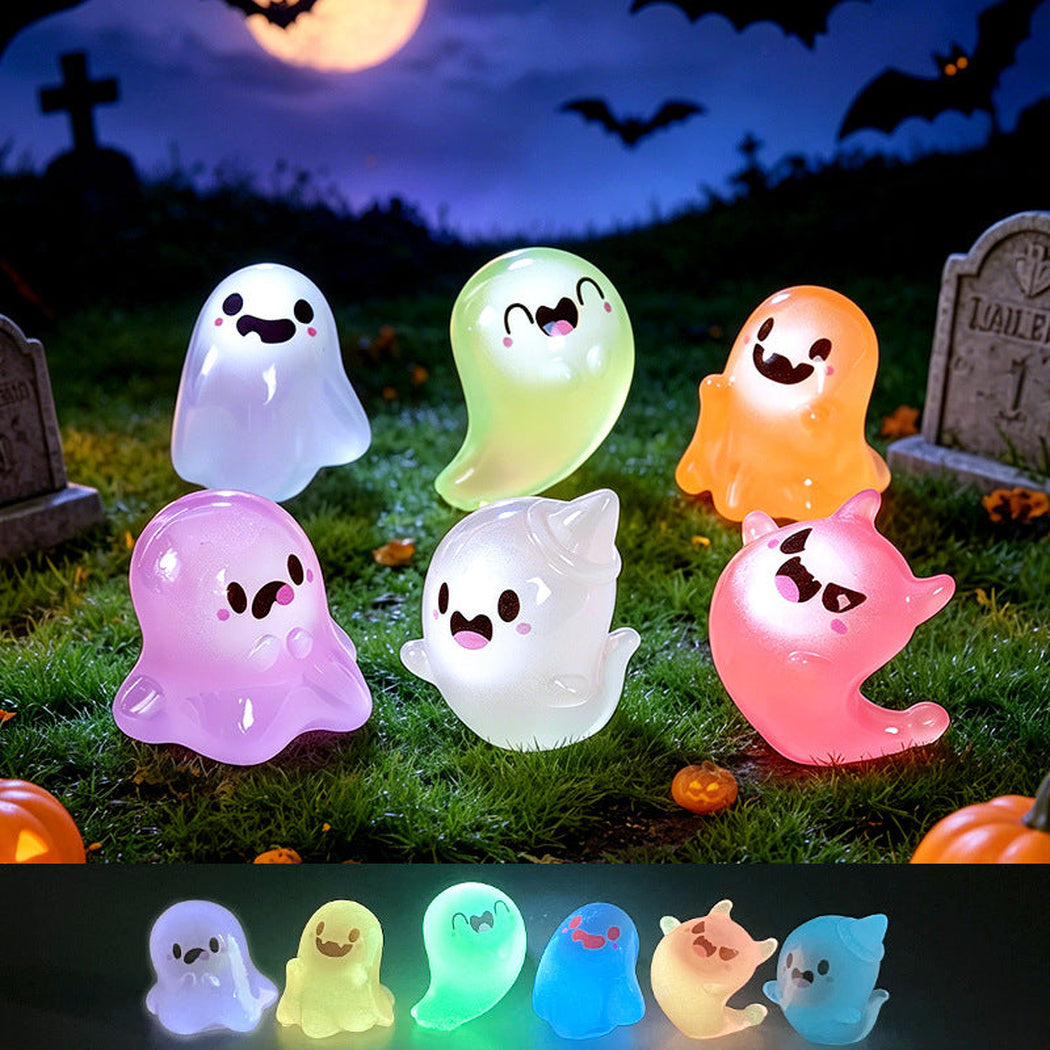 Halloween Color Glow Ghost Figurine, product view 1