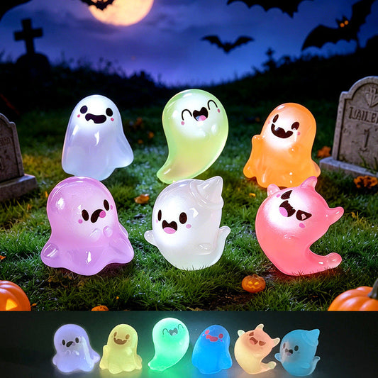 Halloween Color Glow Ghost Figurine, product view 1