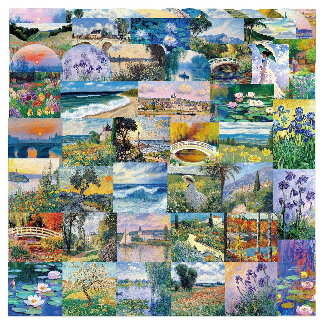 Lunira - Painterly Landscape Art Sticker Pack