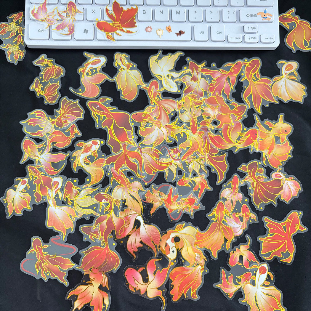 Koi fish sticker assortment