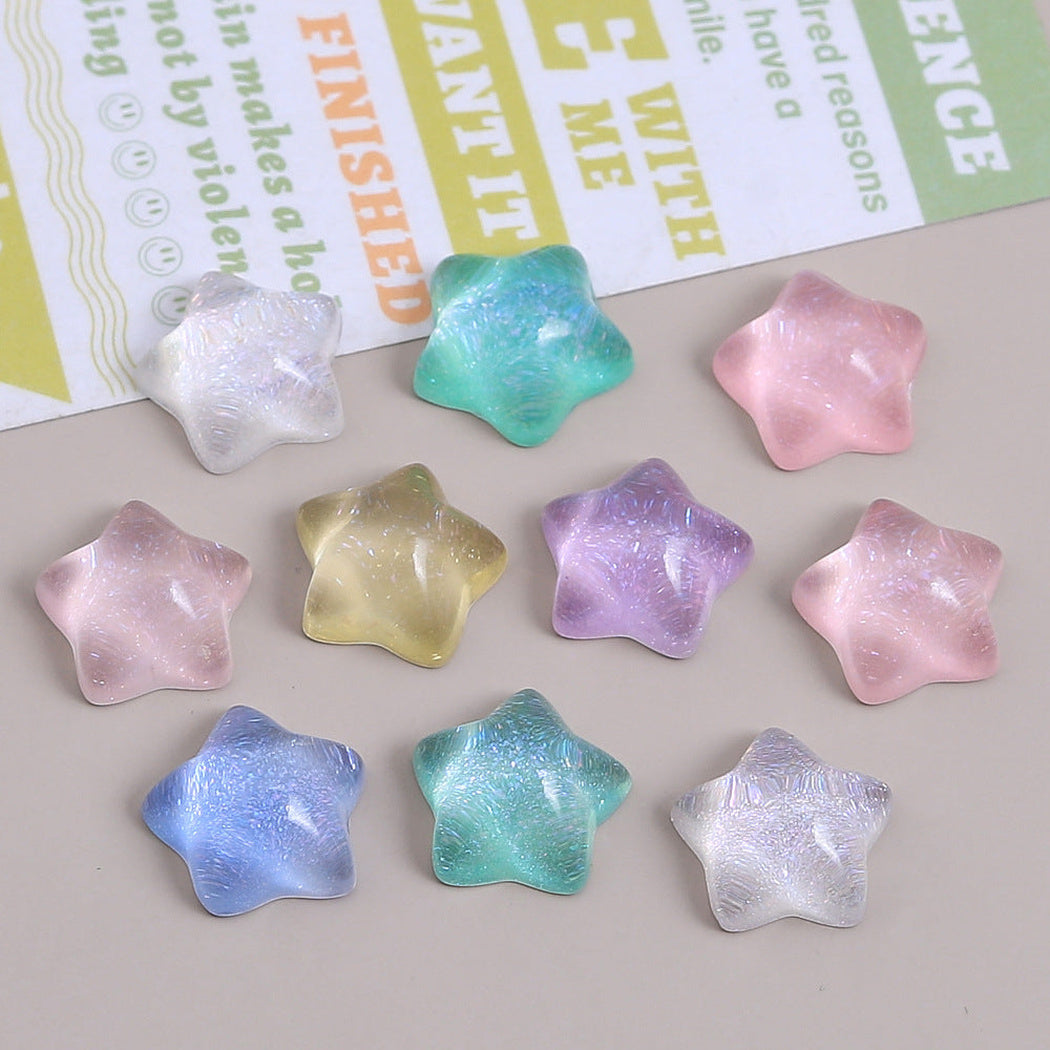 Translucent Pastel Star Craft Embellishment, product view 1