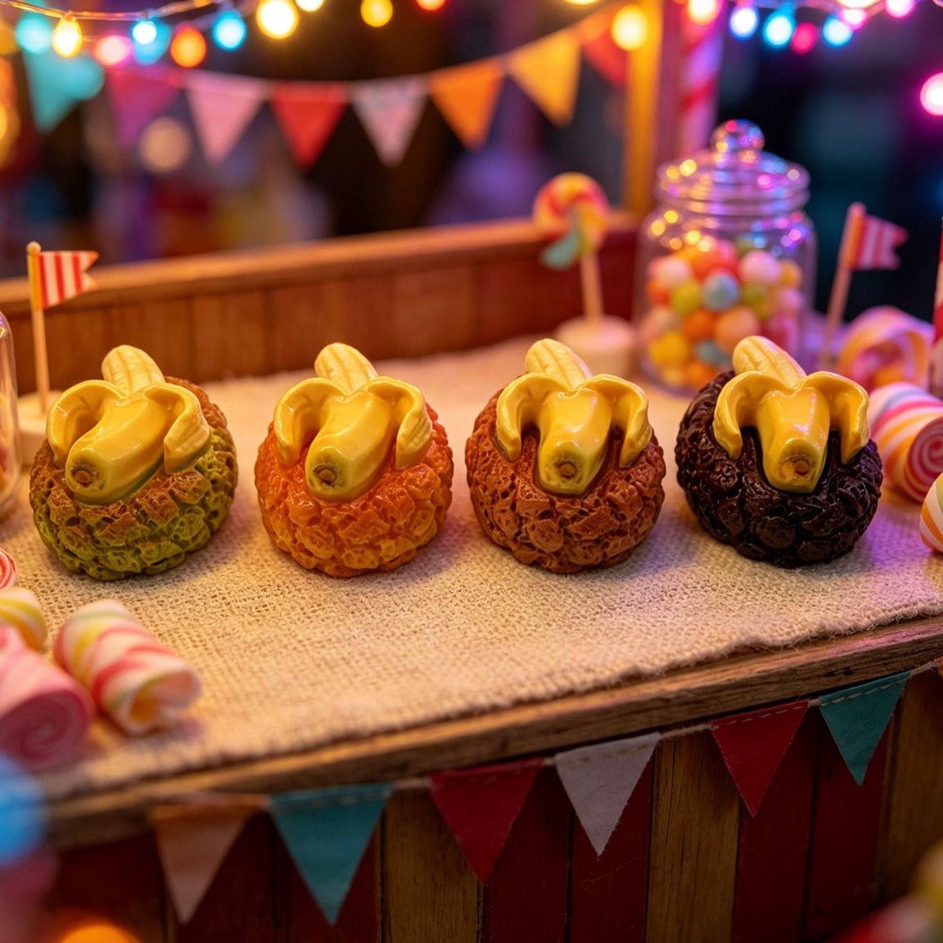 Chivy - Mini Pastry-Shaped Craft Embellishment Accessory - product view 1
