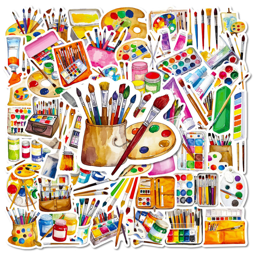Lunira - Colorful Art-Supply Sticker Pack - product view 1