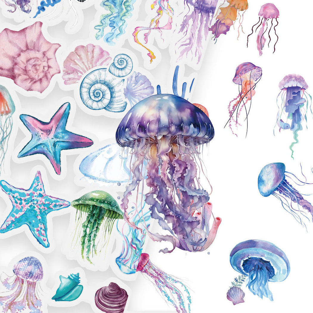 Lunira - Jellyfish Starfish Ocean Sticker Pack